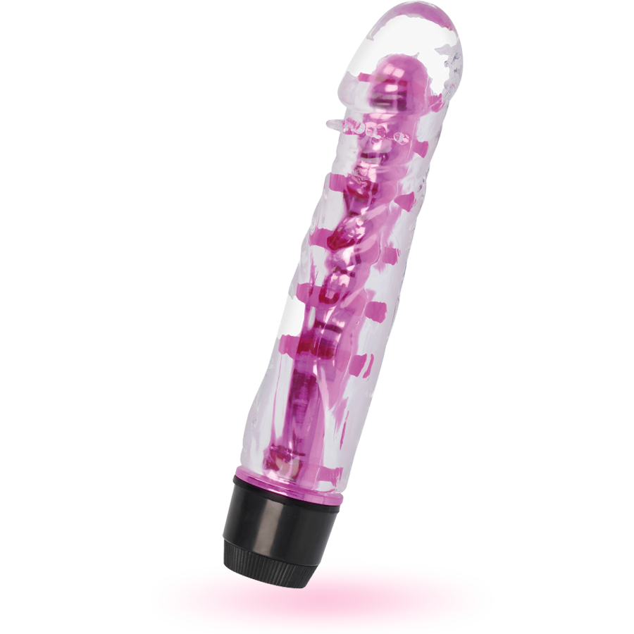 Vibrator, Glossy - Lenny, Impermeabil, 14 CM Roz